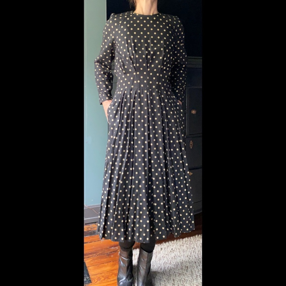 Vintage polka dot dress